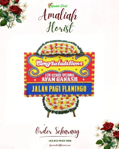 Bunga Papan Congratulation di Tersangede